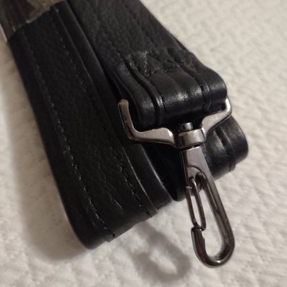 Vegan black adjustable replacement traveling bag strap new - Picture 4 of 4